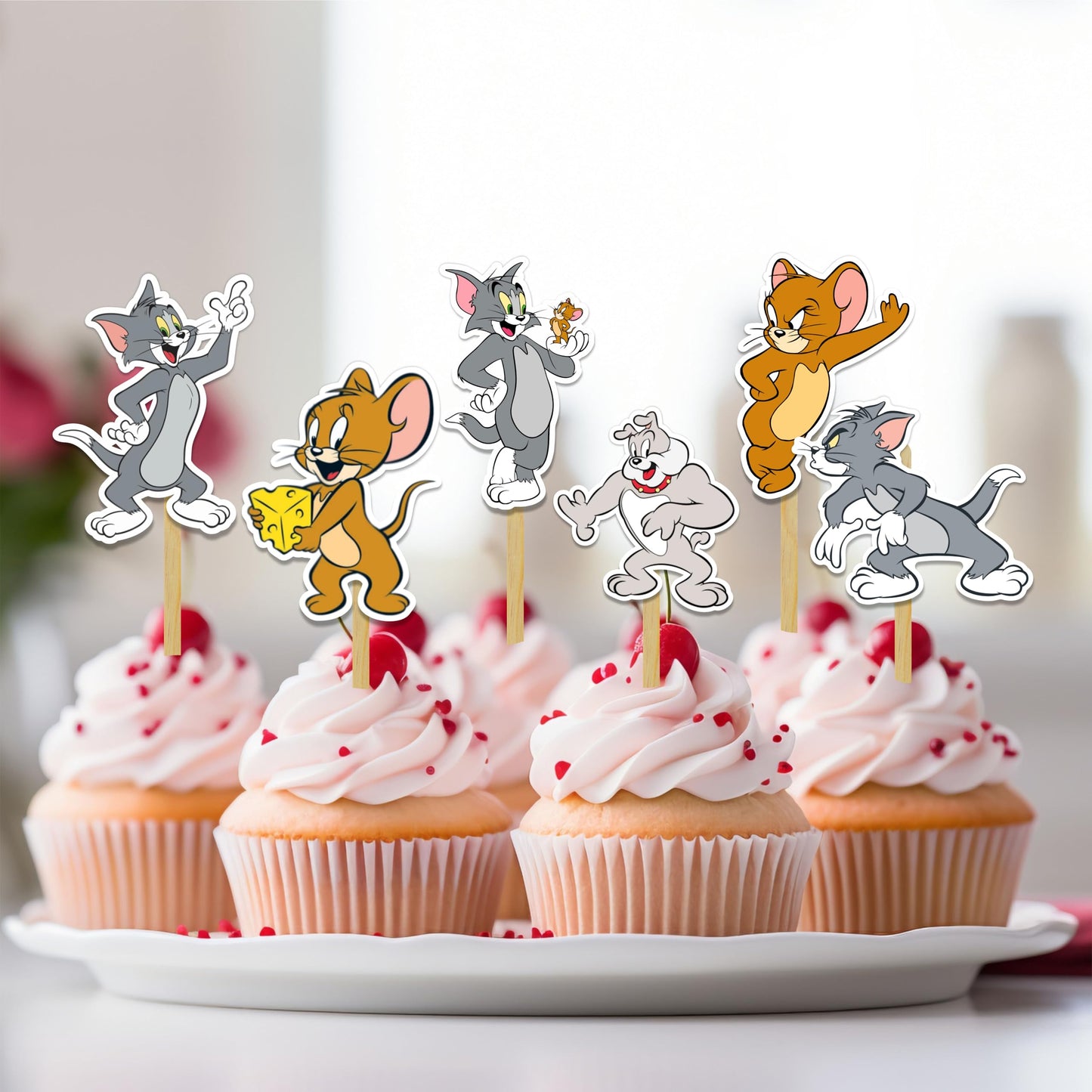 Seyal Tom & Jery Cupcake Topper