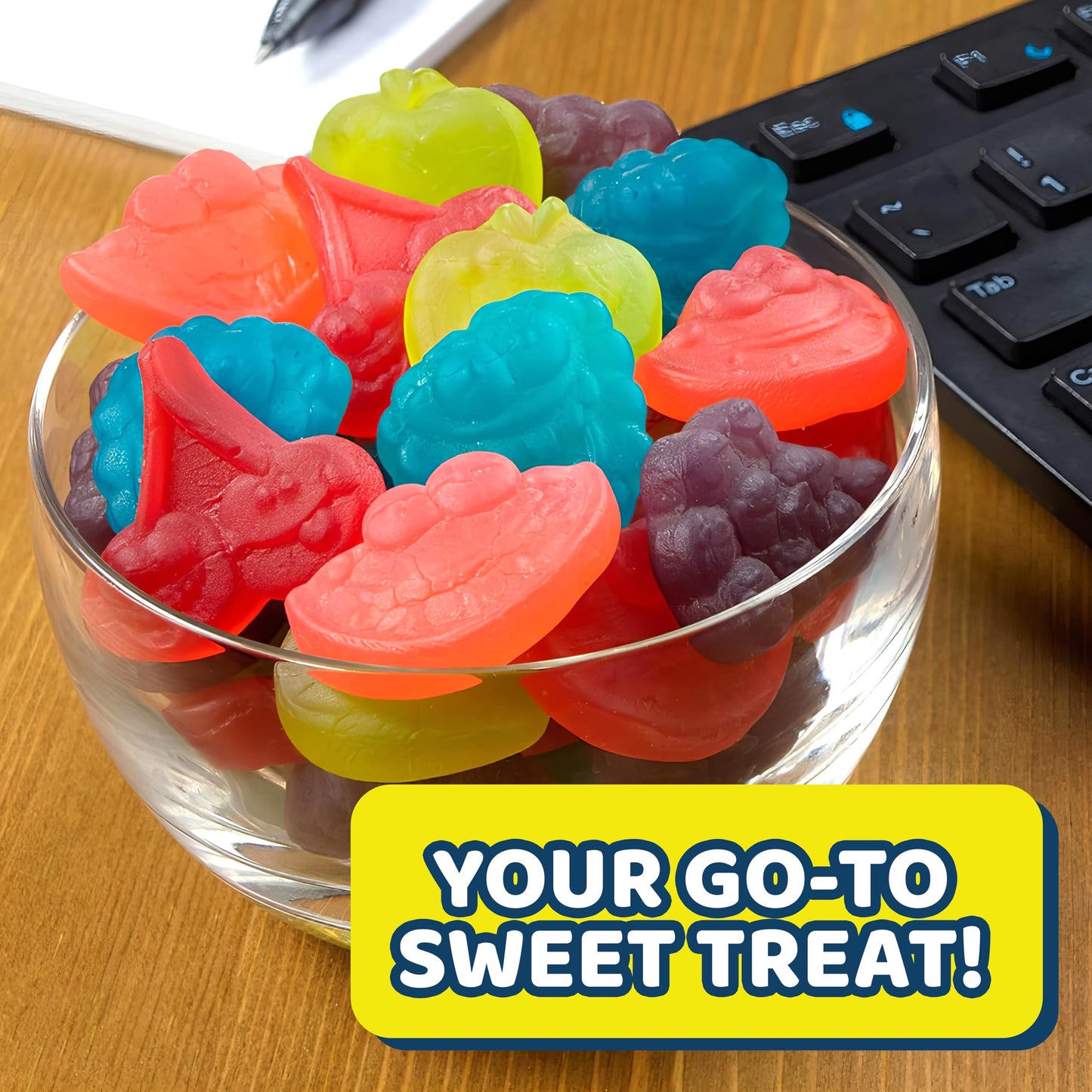 Jolly Ranchr Gummies Original Flavors 72oz - Naturally & Artificially Flavored Candy - Soft & Chewy Gummies - Ideal for Sharing