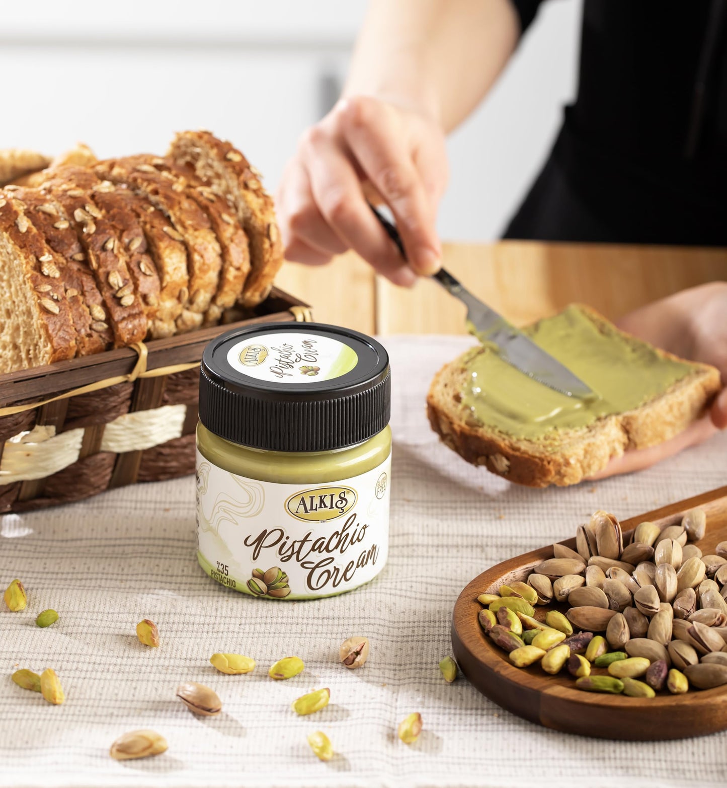 Pistachio Cream, Pistachio Paste, Pistachio Spread, Pistachio Cream For Dubai Chocolate Bar, 7.05 Oz.(200Gr)