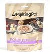 Melting Pot Chocolate Fondue; Mini Chocolate Wafers For Melting, White Chocolate Fonduefetti (Rainbow Sprinkles, Peanut Pieces, 