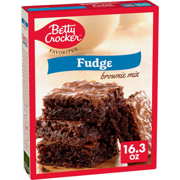 Betty Crocker Favorites Fudge Brownie Mix, Holiday Baking, 16.3 oz