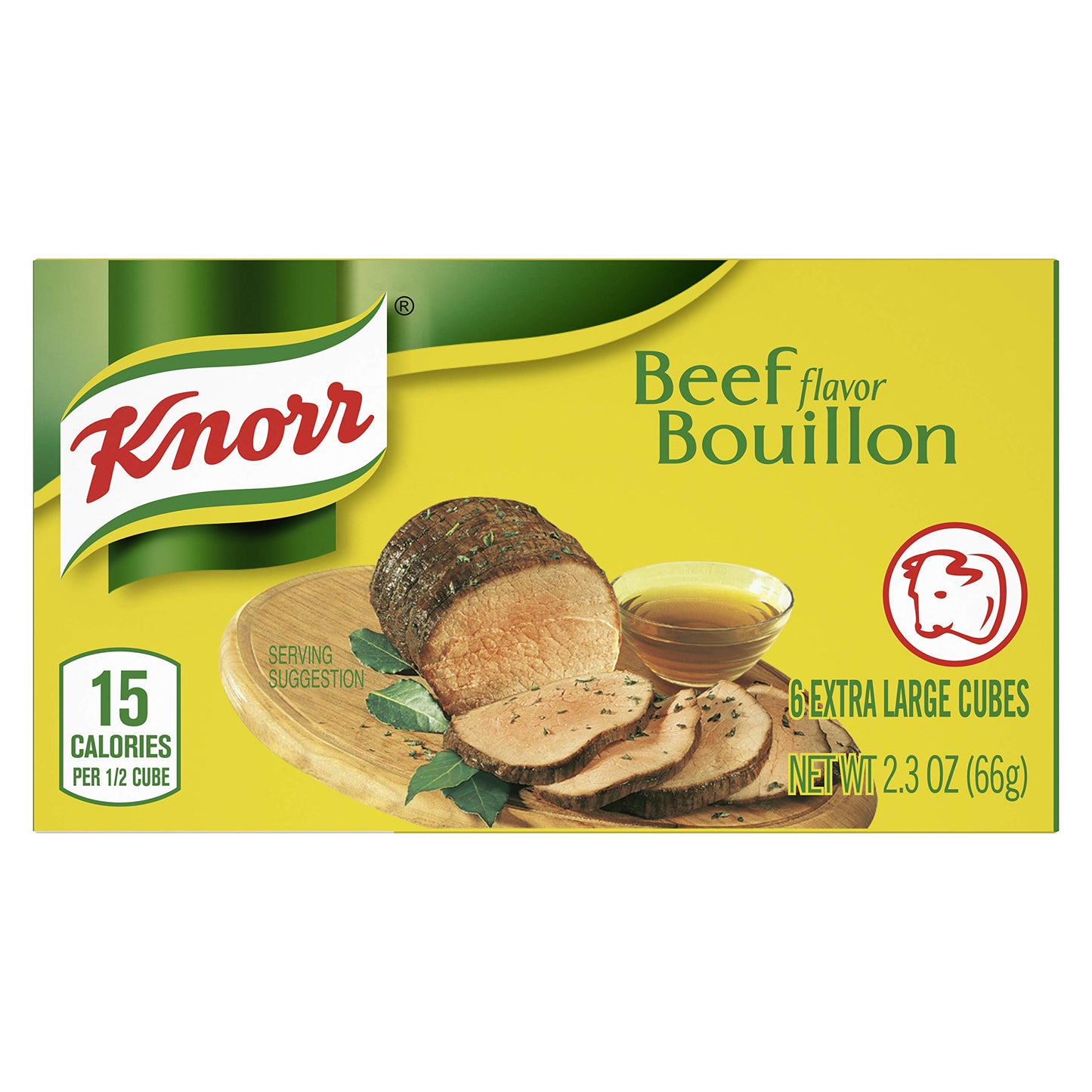 Knorr Cube Bouillon, Beef, 2.3 Oz, 6 Cubes