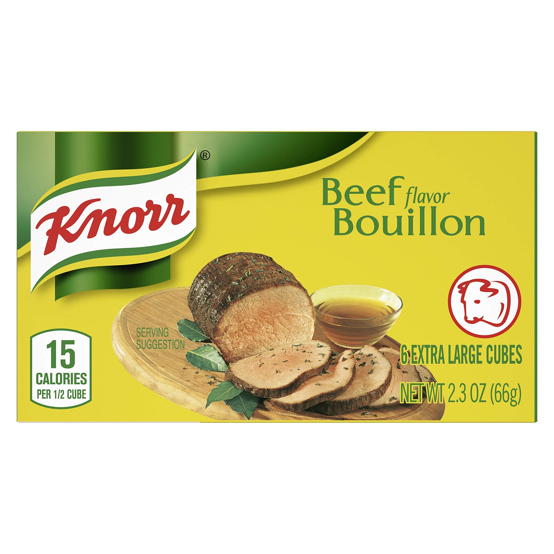 Knorr Cube Bouillon, Beef, 2.3 Oz, 6 Cubes