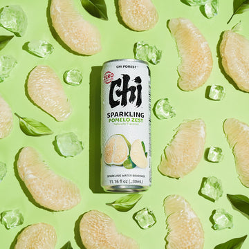 CHI FOREST Pomelo Sparkling Water Beverage  Zero Sugar Drinks  Zero Artificial Flavor  11.16 fl oz Cans (Pack of 24)