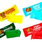 Jelly Belly Chews Taffy Candy Individually Wrapped Bulk Candy Chews - Jelly Belly Buttered Popcorn, Watermelon, Berry Blue and V
