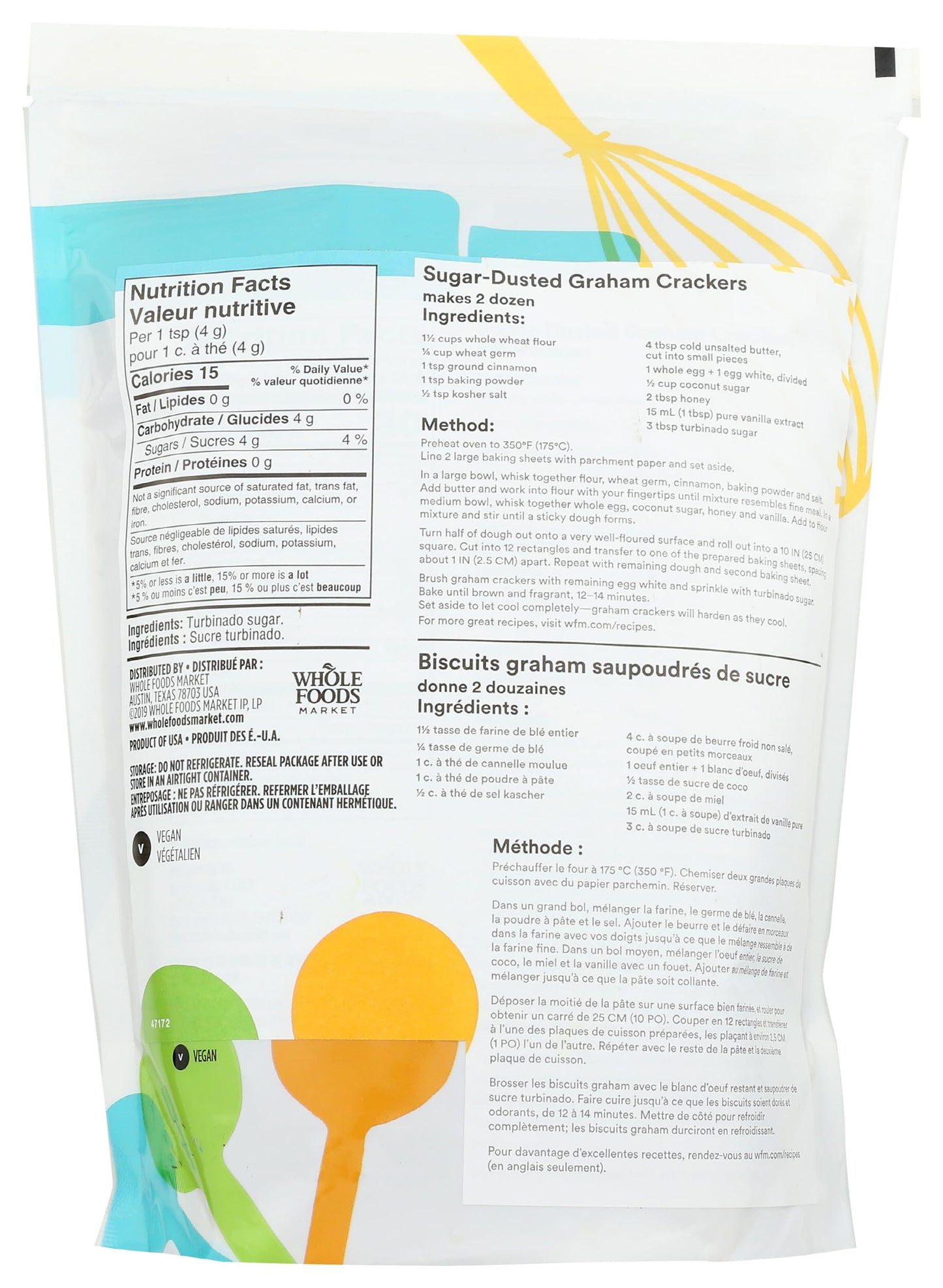 365 by Whole Foods Market  Turbinado Sugar  32 Ounce
