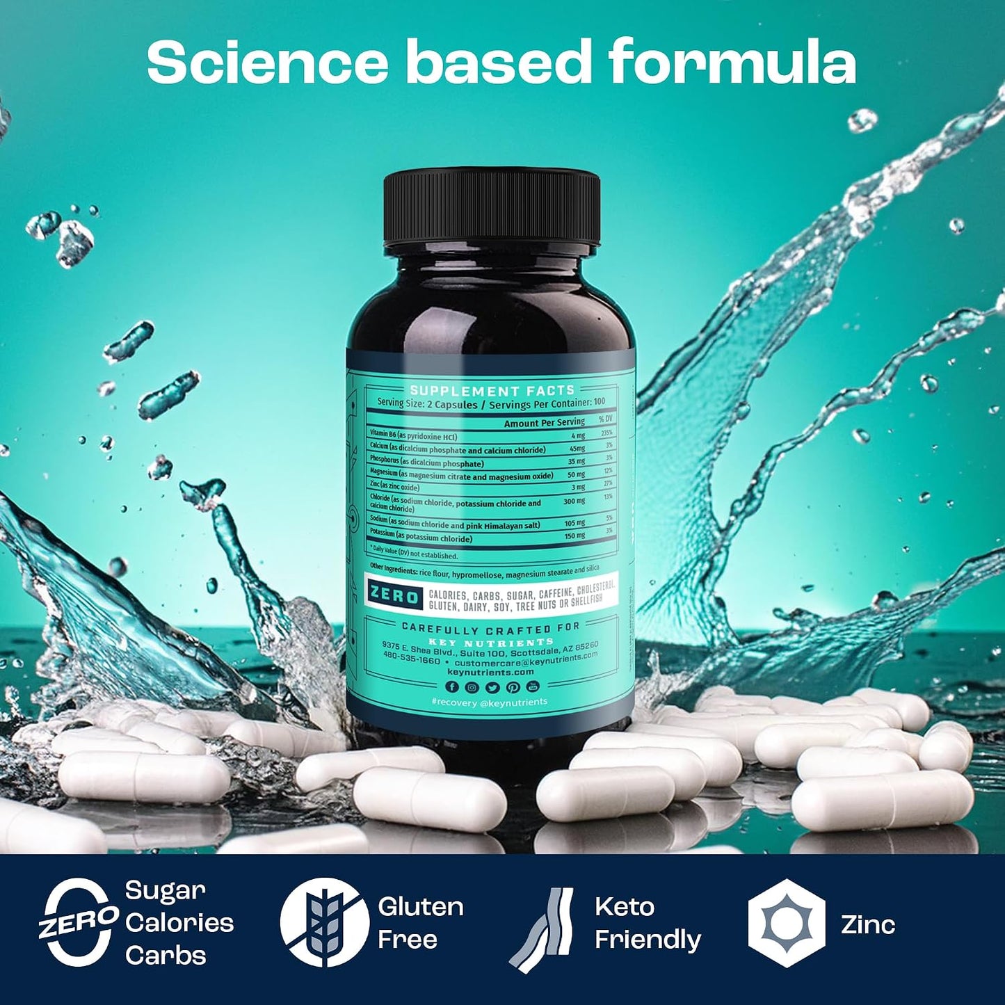 Electrolyte Hydration Pills (capsule form)