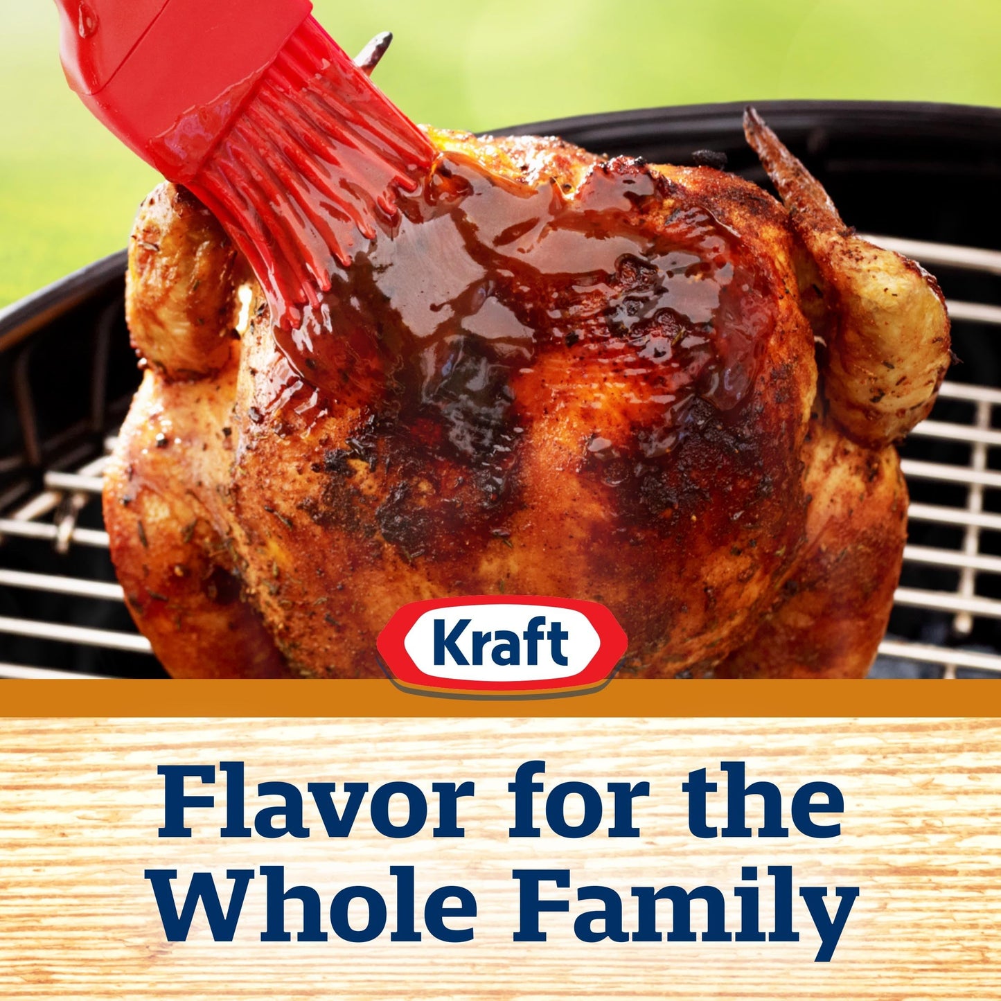 Kraft BBQ Sauce, Slow-Simmered with Hint of Honey, 18 oz Bottle, 1.12 lb