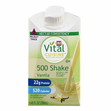 Vital Cuisine 500 Shake Vanilla, Case Of 27