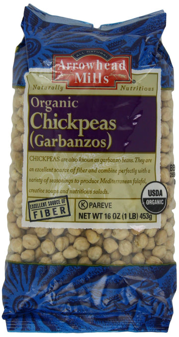 Arrowhead Mills Chickpeas, 1-Pound Unit (Pack of 6)