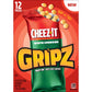 Gripz Mini Cheese Crackers, Kids Snacks, Baked Snack Crackers, Cheez-It White Cheddar, 10.8oz Box (12 Pouches)