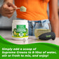 Orgain Supreme Greens Powder, 25 Organic Greens & 50 Superfoods, Vegan, 8.48 Oz, Gut Health & Immune Support, Lemon Twist Flavor