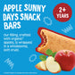Earths Best Organic Sunny Days Snack Bars For Toddlers 2 Years Old And Up, Apple Flavored With Other Natural Flavors, 7 Ct (Pack Of 6)