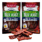 Bridgford Beef Jerky Roasted Garlic, High Protein, 10 oz, 2 Pack