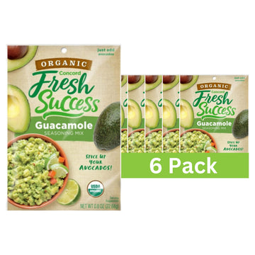 Concord Foods Organic Guacamole Mix Just Add Avocados for Perfect Homemade Guacamole Dip Ideal for Parties, BBQs & Taco Nights P