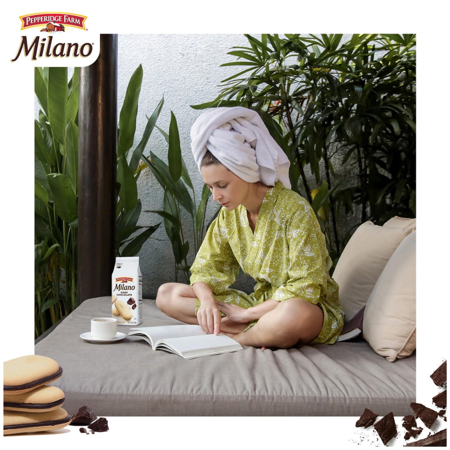 Pepperidge Farm Milano Dark Chocolate Cookies, 6 OZ Bag, 15 Cookies, Brown