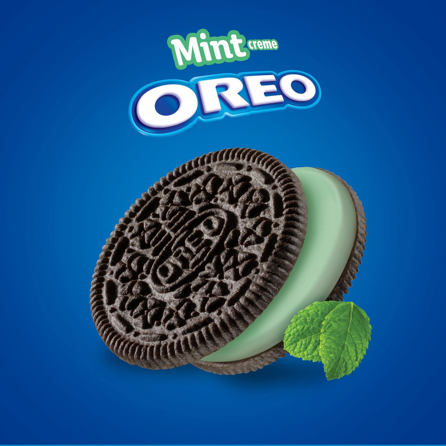 OREO Mint Creme Chocolate Sandwich Cookies, Party Size, 8 - 26.7 oz Packs