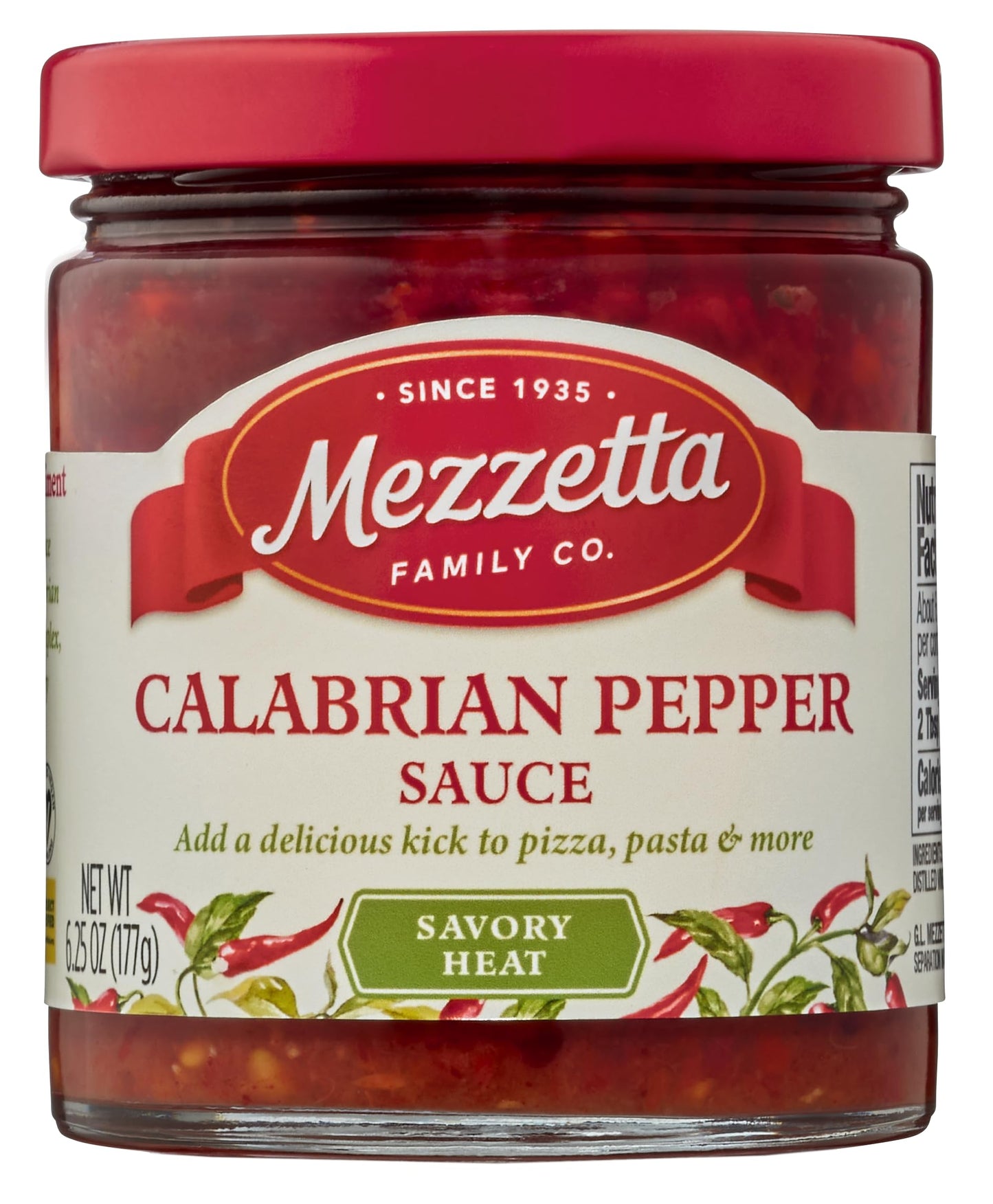 Mezzetta Calabrian Pepper Sauce | Gluten-Free, Non-Gmo & Keto | 6 Fluid Ounce Jar (Pack Of 2)