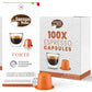 Espresso Italia Coffee Pods for Nespresso Original Line, Ultra Strong Intensity, 10 Count Pack, Coffee