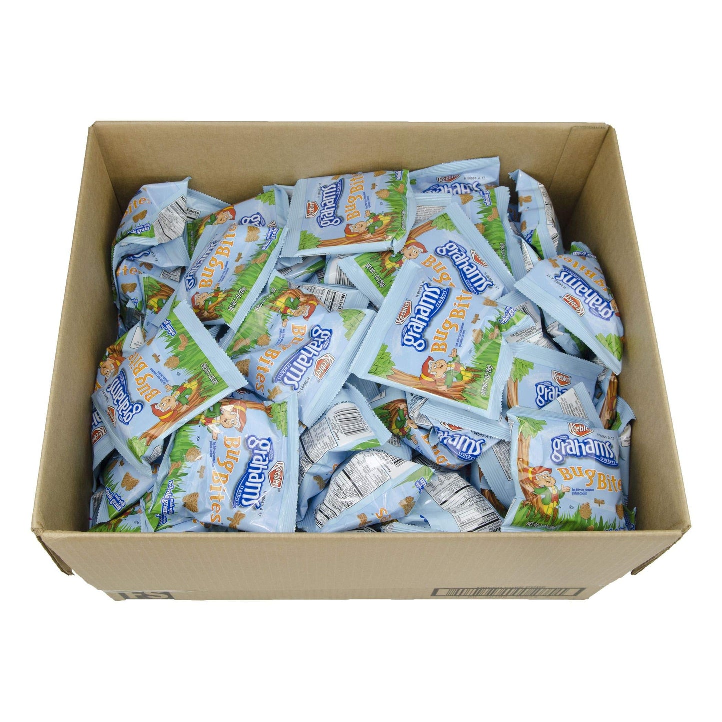 Kelloggs Keebler Grahams Crackers, Bug Bites Cinnamon, 1 Oz. Snack Packs (Box of 210)