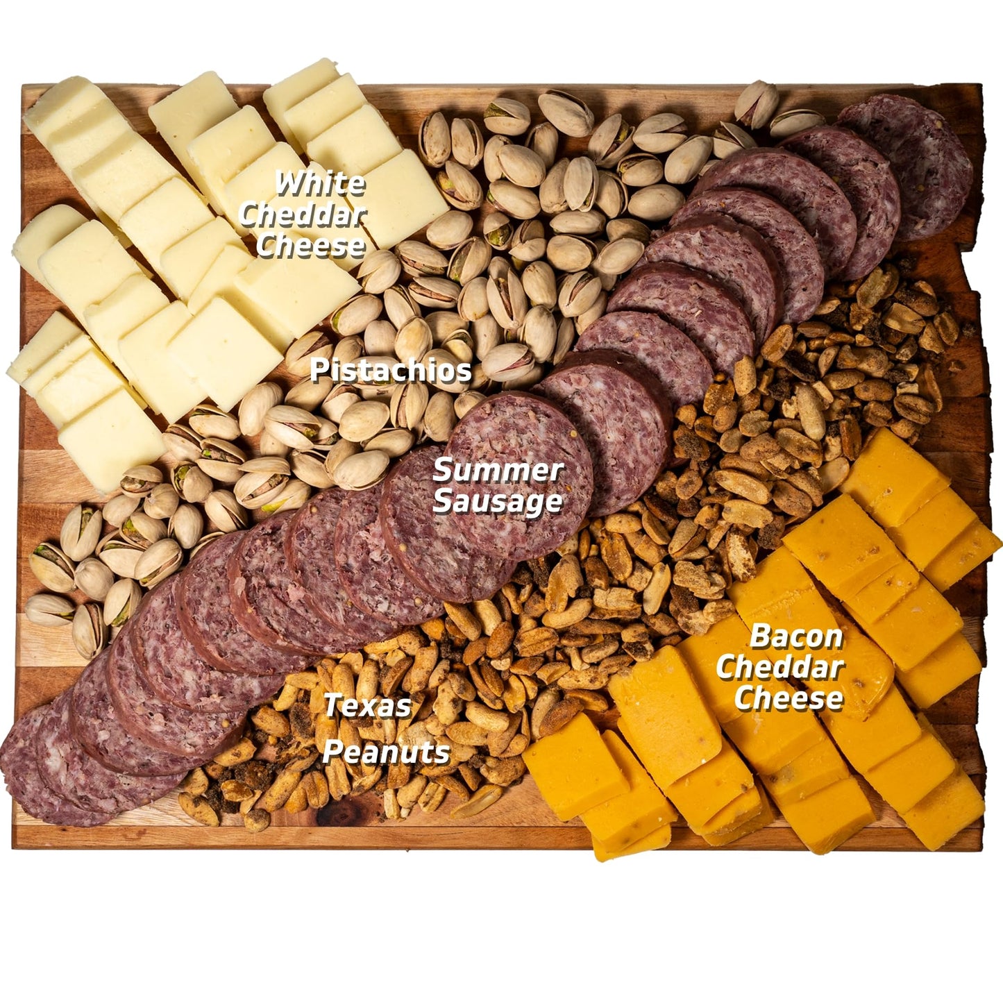Variety Food Gift Basket For Men - Over 1 1/2 Lbs Of Cheese, Sausage, Nuts In Unique Camo Bag, Unique Birthday Gift For Men, Car
