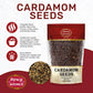 Spicy World Cardamom Seeds Decorticated 3.5 Ounce Bag - Natural, Vegan - No Pods, Also known as Elaichi Seed