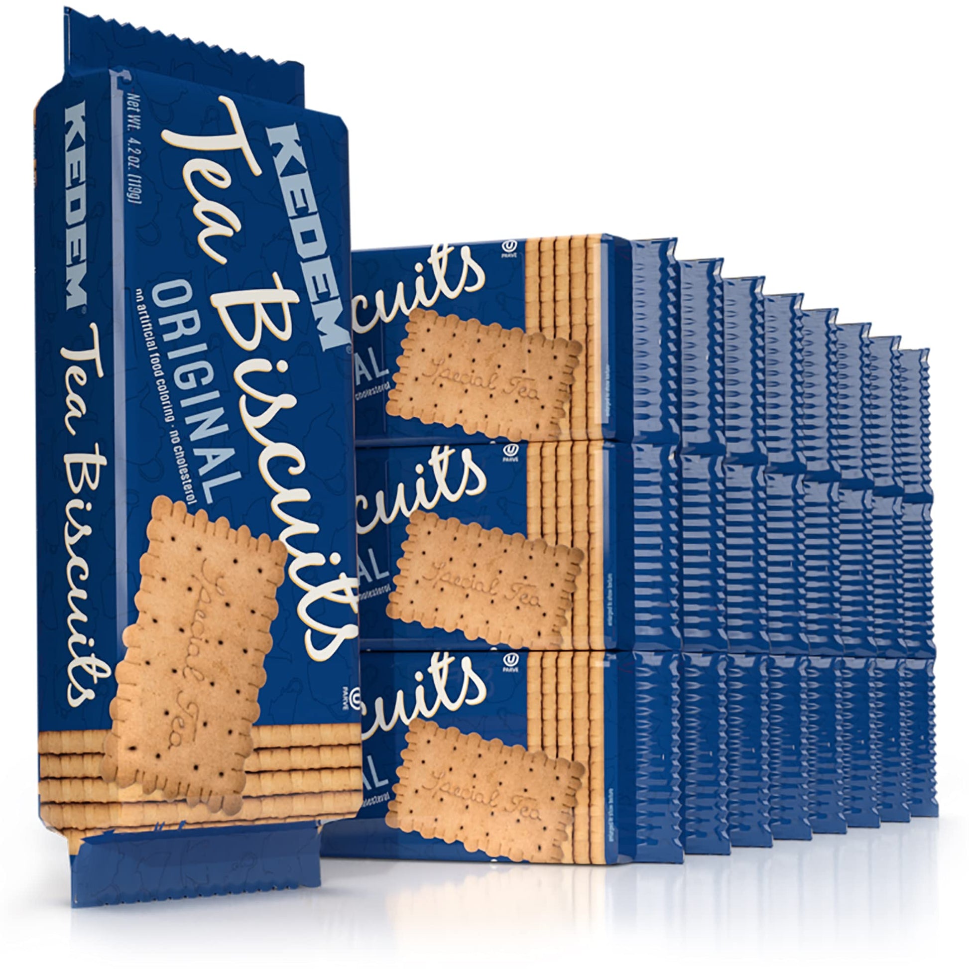 Kedem Tea Biscuits, Plain, 4.2-Ounce Packages (Pack Of 24)