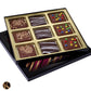 Kremery Creamy Chocolate Cravings - Fathers Day, Chocolate Covered Graham Crackers Cookies Gift Basket, In Sectional Gift Box (9