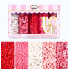 Confect Star Sprinkles | Sprinkle for Baking, Cookie & Cake Decorative | Baby Shower Sprinkles | Pink, White & Red Sprinkle | Ed