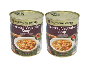 Deutsche Kche Authentic German Food Zesty Blend Harvest Vegetable Soup - 2 Cans (28 oz)