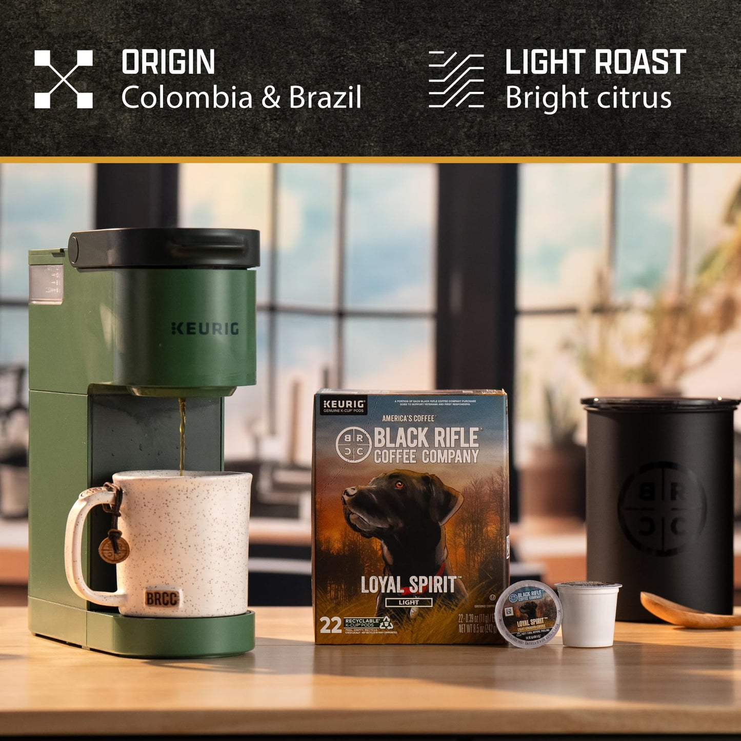 Black   Coffee Company Single Serve Coffee Pods, Loyalty Roast, Light Roast, 88 Count