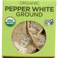 Spicely Organic Peppercorn White Ground 0.45 Ounce Ecobox Certified Gluten Free