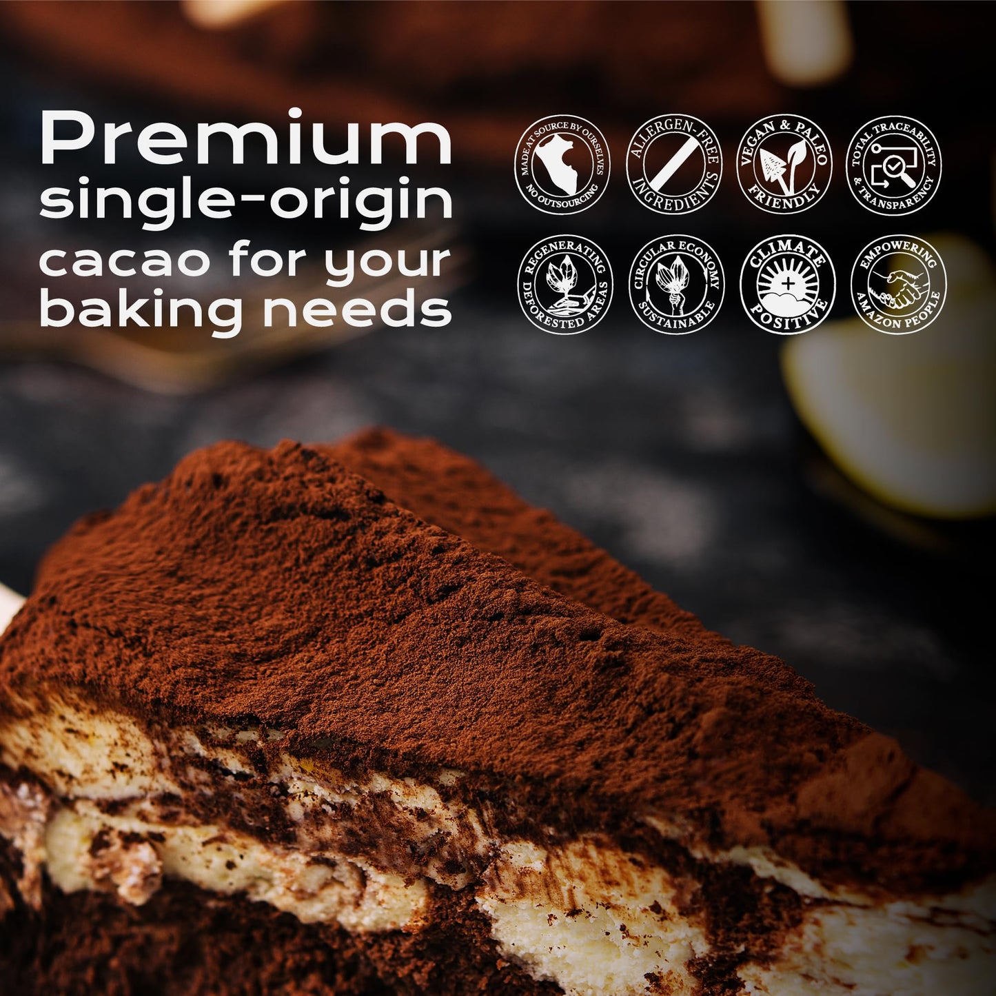 U Organic Cacao Powder - Natural - 1 Bag (16 oz)