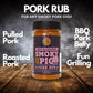 SALDVA Smoky Pig BBQ Pork Rub - 100% Natural Seasoning - 220g (7.76 oz) Large Jar