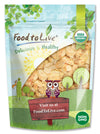 Food to Live - Organic Toasted Blanched Sliced Almonds, 6 Ounces - Unsalted & Dry Roasted, Premium Non-GMO Almond Nuts, Perfect 