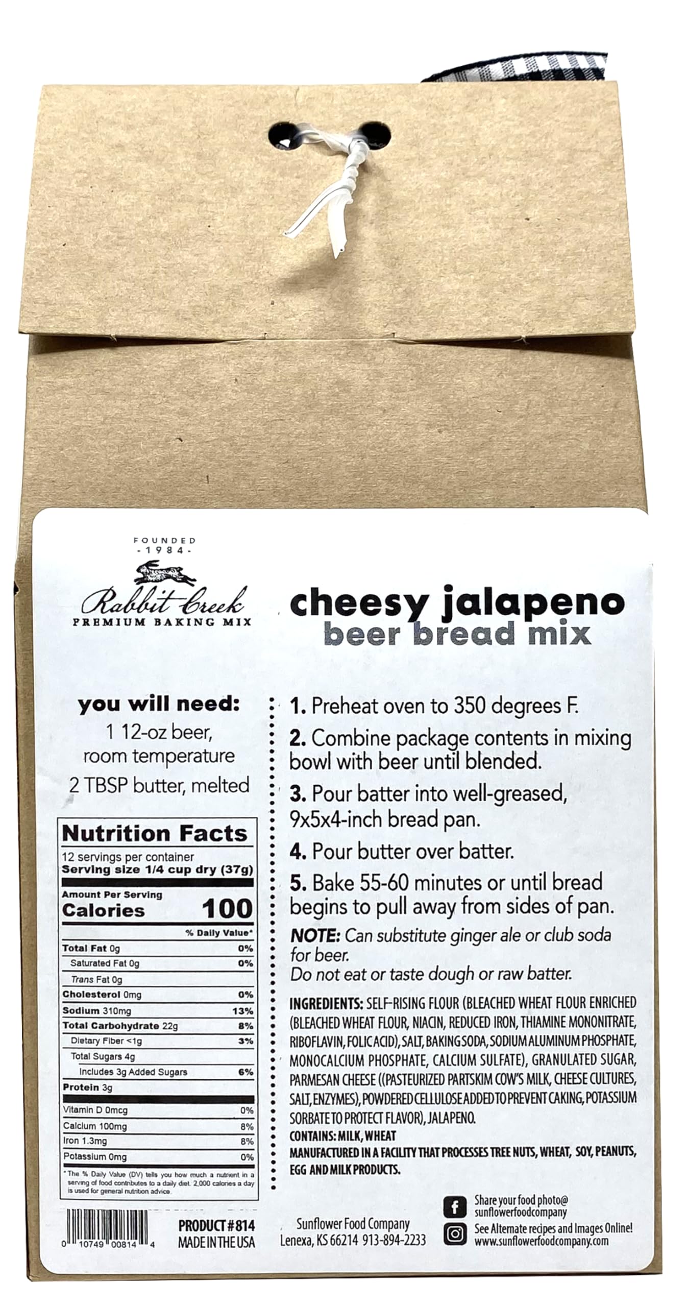Rabbit Creek malt-inspired Bread Mix Variety Pack - Cheesy Jalapeno, Cheddar Bacon & Cheesy Garlic, 15.82 Ounce (Pack of 3)