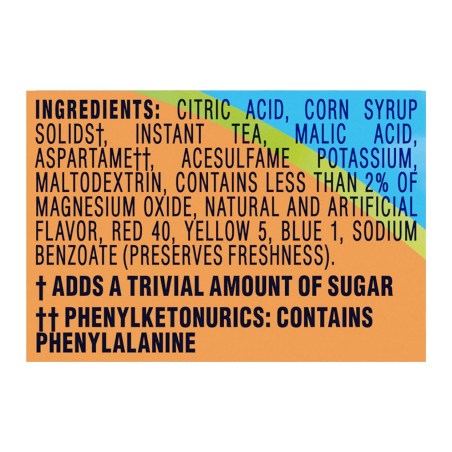 Crystal Light Sugar-Free Peach Iced Tea Low Calories Powdered Drink Mix 6 Count (Pack of 12)