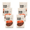 Snak Club Toffee Peanuts, Candied Peanuts with Praline Coat and Sweet Cream, Gluten-Free and Kosher Snack, 7.5 oz Resealable Bag