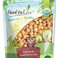 Food to Live Organic Dry Roasted Blanched Hazelnuts with Himalayan Salt, 8 Ounces - Non-GMO, Oven Roasted Lightly Salted Whole F