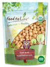 Food to Live Organic Dry Roasted Blanched Hazelnuts with Himalayan Salt, 8 Ounces - Non-GMO, Oven Roasted Lightly Salted Whole F