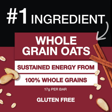 Kind Breakfast Cereal Bars, Gluten Free Snacks, Cinnamon With Almonds, 9.3Oz Box (6 Bars)