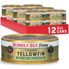 Bumble Bee Tonno Tuna in Olive Oil, 5 oz Cans, Pack of 12 - Wild Caught Yellowfin, Non-GMO, Gluten Free, Kosher
