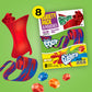 Fruit Roll-Ups  Fruit by the Foot  Gushers Fruit Flavored Snacks Variety Pack  Gluten Free  8 Ct  5.1 oz (Pack of 8)