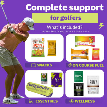 The Golf Box By Fuel Goods - Best Golf Gift Box For Women And Men, 10-12 Enhanced On Course Golf Accessories And Tournament Essentials; Golf Gifts