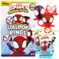 Spidey and His Amazing Friends Birthday Party Favor, Individually Wrapped Lollipop Rings, Ghost-Spider, and Miles Morales Decora