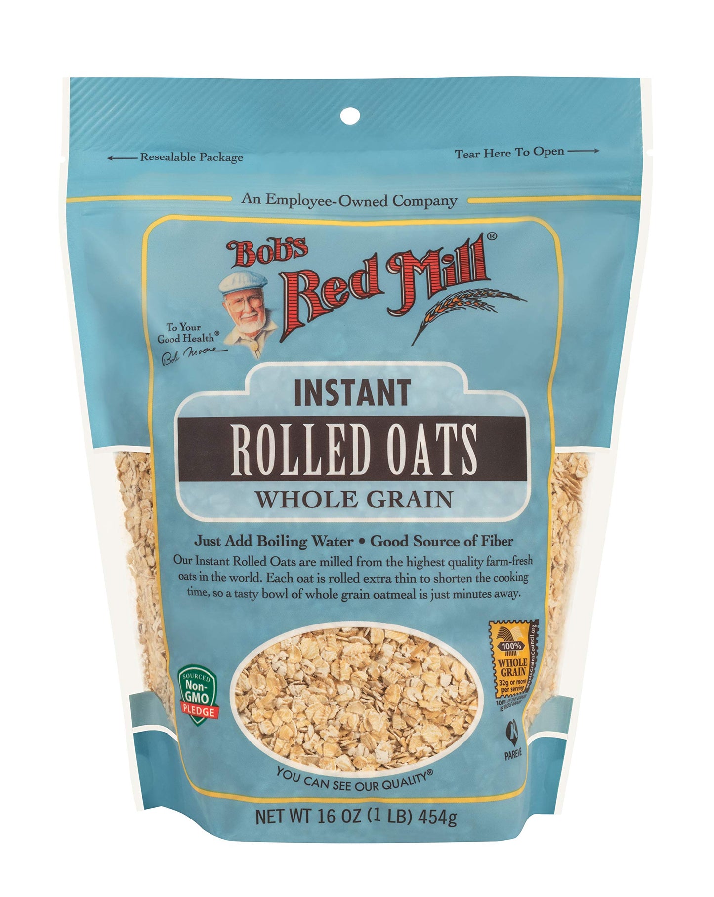 Bob'S Red Mill Instant Rolled Oats, 16-Ounce (Pack Of 4)