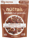 NuTrail 17g Protein Nut Granola Cereal, Chocolate No Sugar Added, Keto, Low Carb, Gluten Free, Grain Free, Healthy Breakfast 8 o