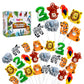 EORA Wildlife-Shaped Lollipops, 24 Pack, 8 Shapes & Flavors, Jungle Theme Candy, Multi-Color, Model YJLLH-WALA-12G24