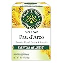 Traditional Medicinals Tea, Yellow Pau dArco, 16 Count Teabags, Everyday Wellness, Model TD0076