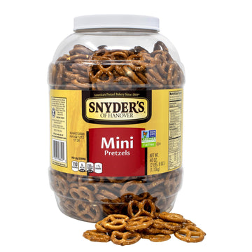Snyders of Hanover Mini Pretzels, 40 Ounce Canister